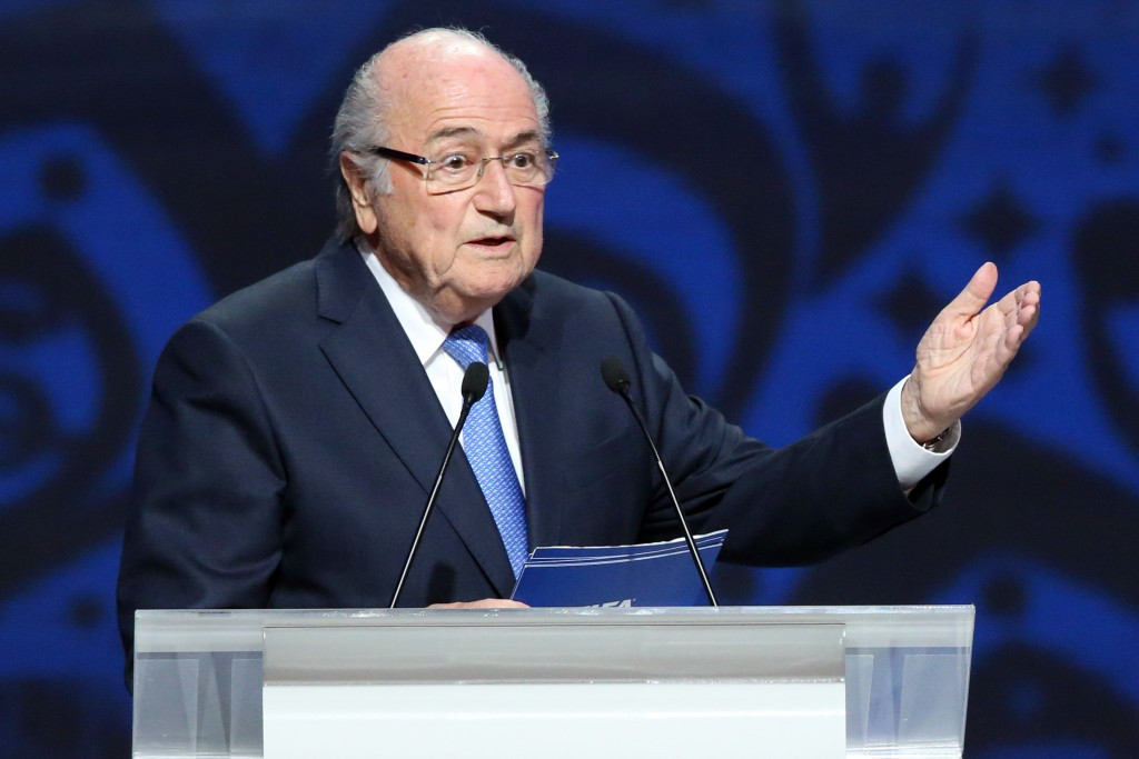 FIFA President Sepp Blatter has refused to step down early despite calls from four of FIFA's main sponsors