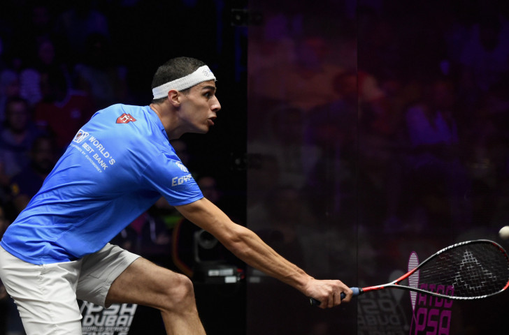 Fellow Egyptian Ali Farag appears the main threat to world champion Mohamed Elshorbagy at the PSA Qatar Classic that starts in Doha tomorrow ©Getty Images  