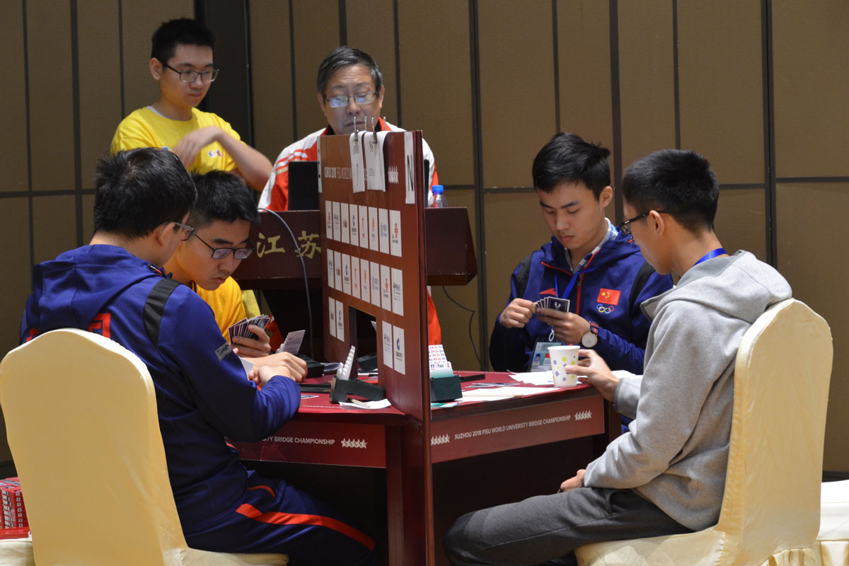 Poland lead after the first day of play at the World University Bridge Championships in the Chinese city of Quzhou ©FISU