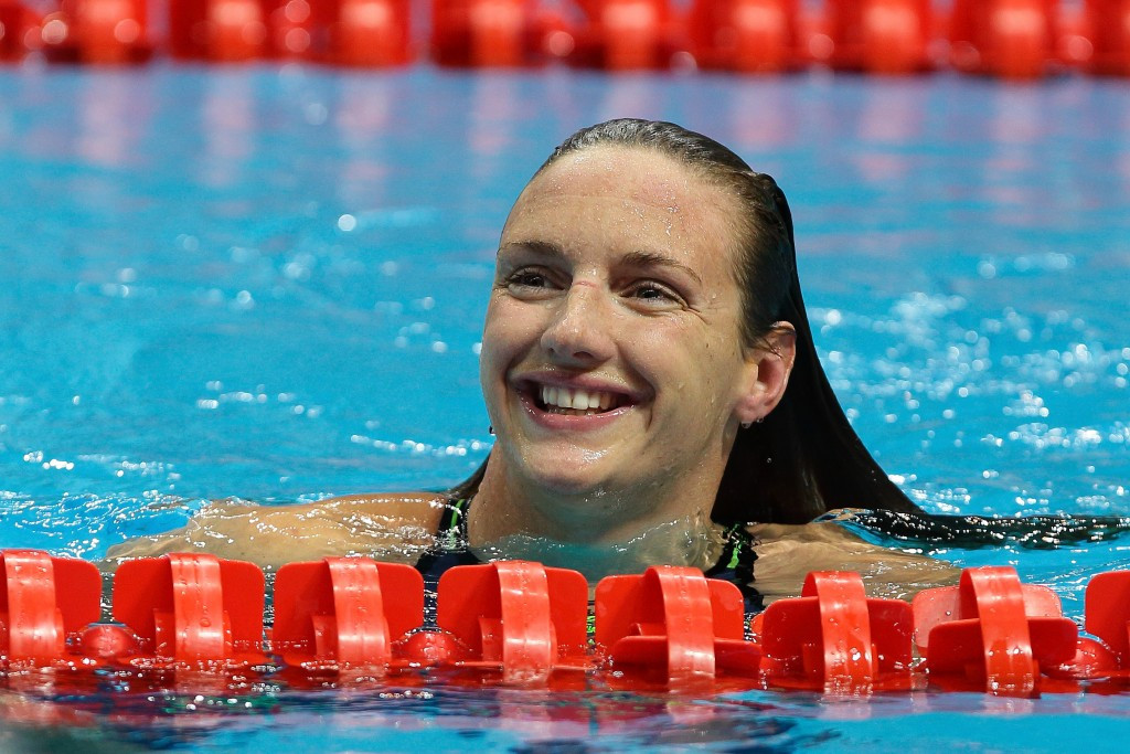 Hosszu's double gold helps retain overall FINA World Cup lead