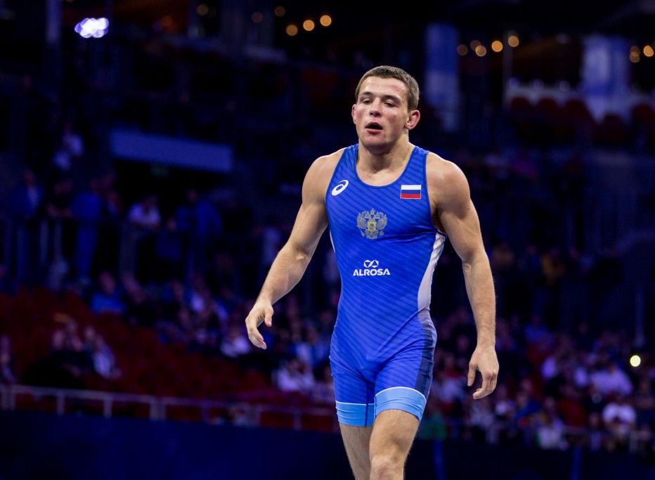 Artem Surkov was one of two Russians to make it into tomorrow's finals, doing so at 67kg ©UWW