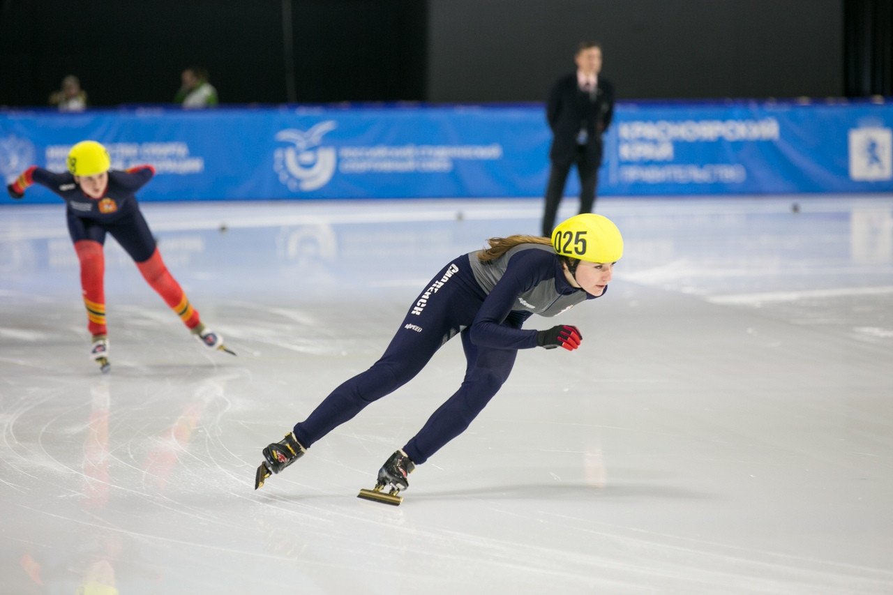 Around 80 athletes are taking part in the short track speed skating test event ©Krasnoyarsk 2019