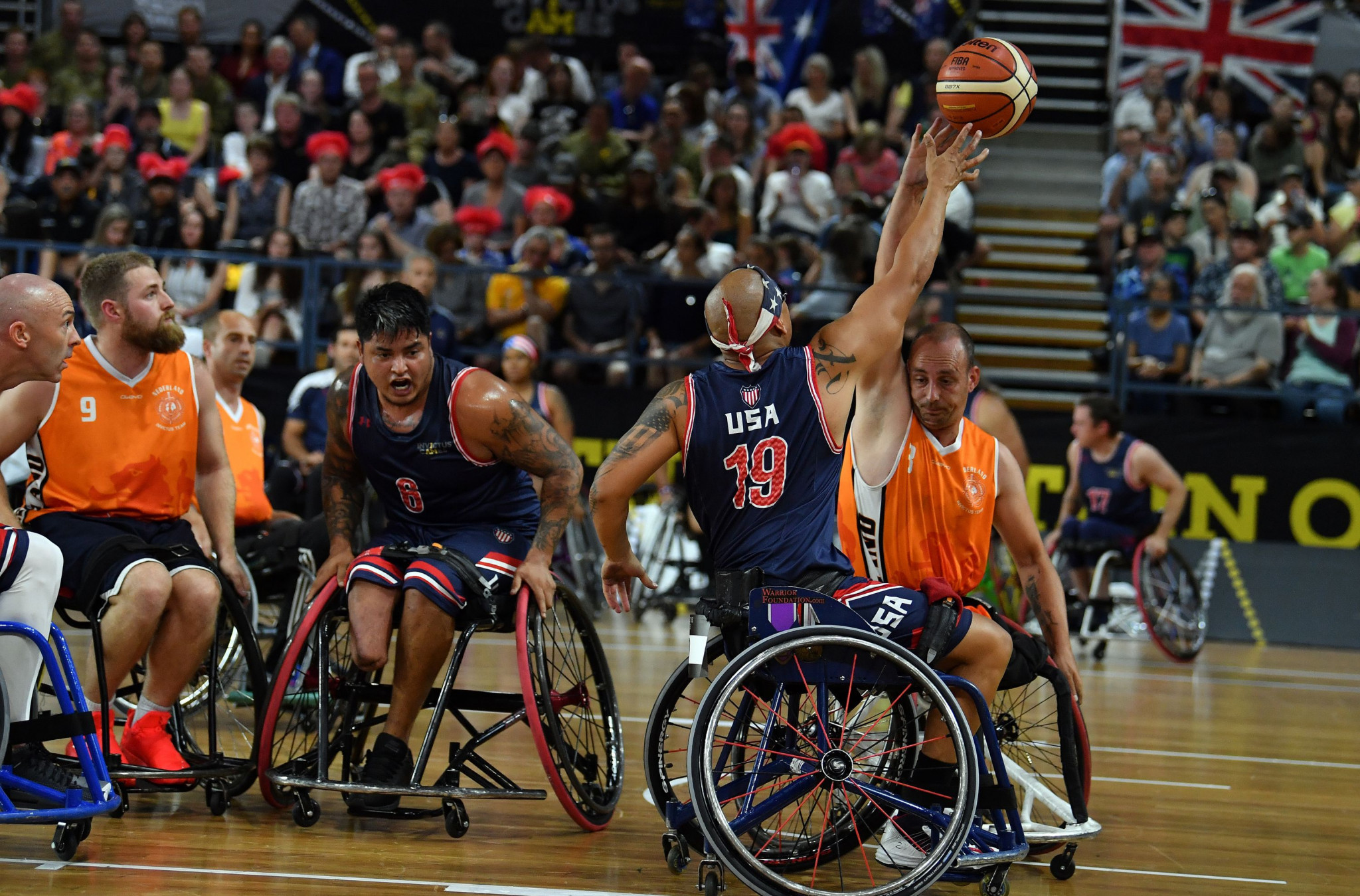 The United States beat The Netherlands in the final of the wheelchair basketball, the final event of the 2018 Sydney Invictus Games ©Getty Images