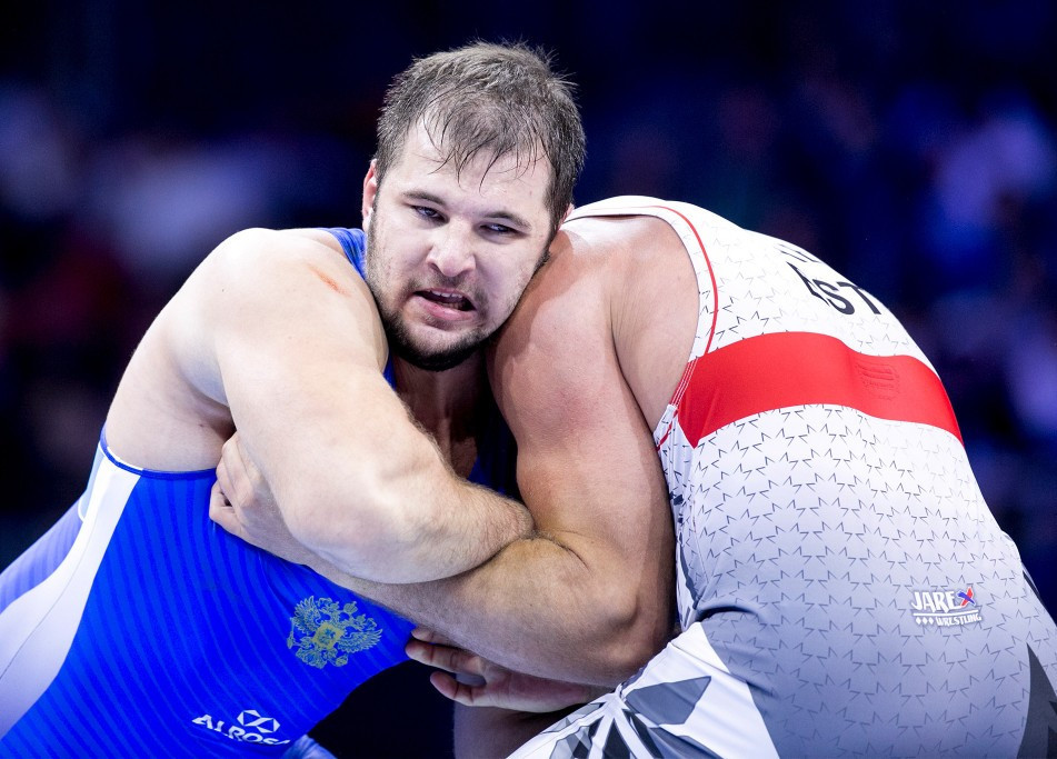 Meanwhile Sergey Semenov qualified for the 130kg final ©UWW