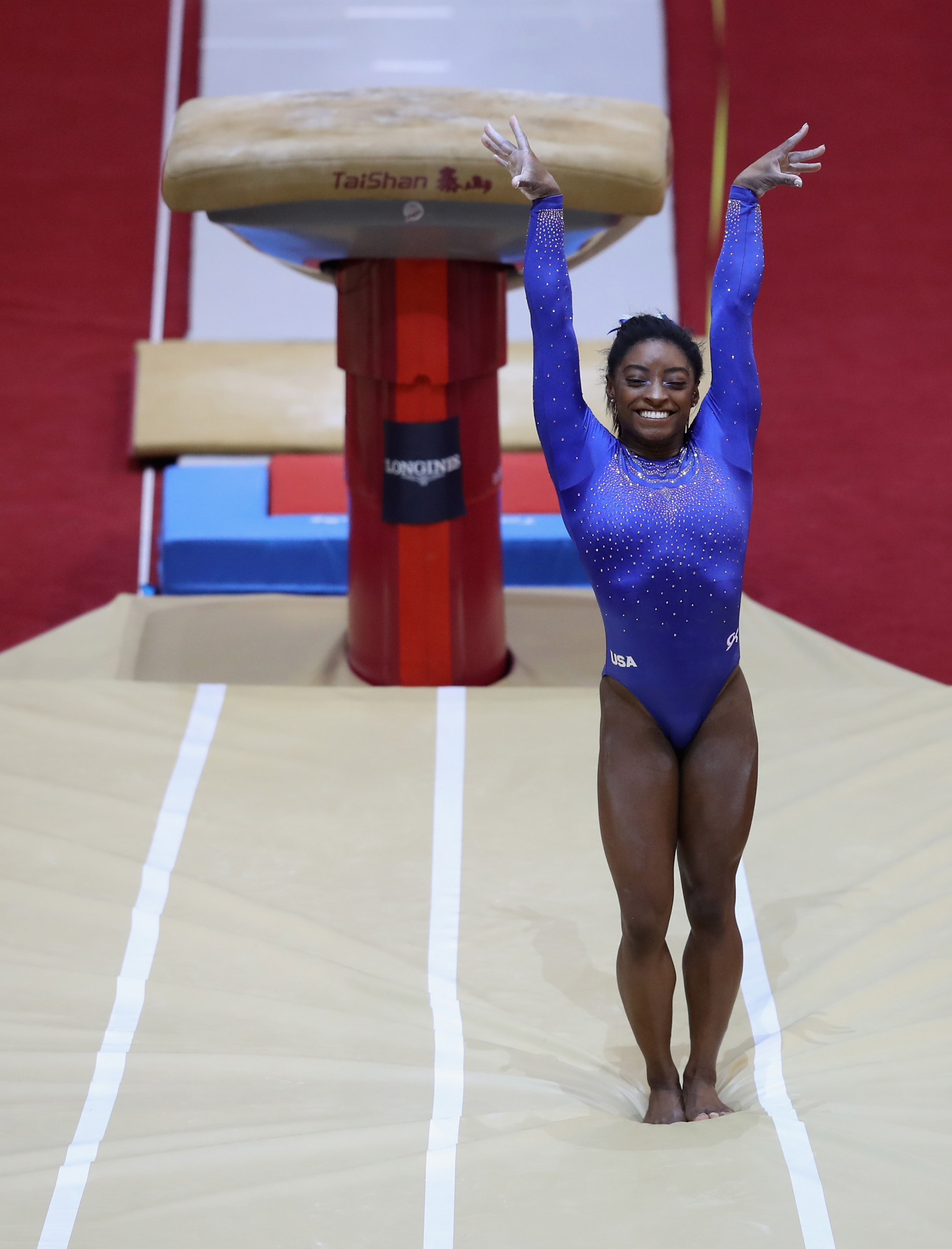 Simone Biles introduced a new move on vault  ©Getty Images