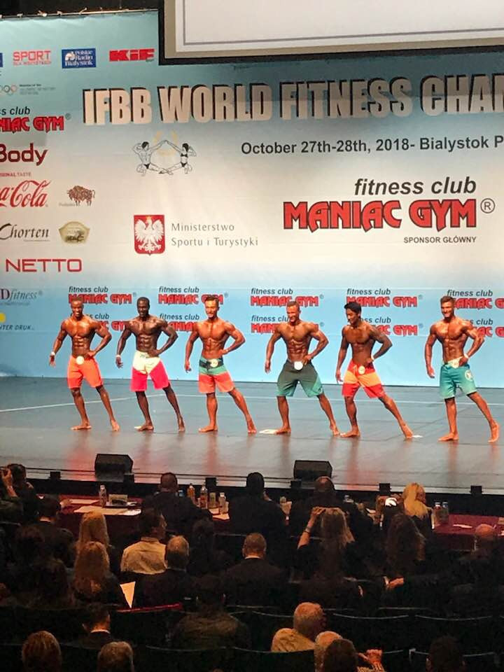 Whilst the women's events dominated the competition, the men's physique events were also contested ©ITG