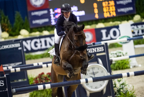 Beezie Madden showed her class again by winning the latest leg of the Jumping World Cup season in Washington D.C ©FEI