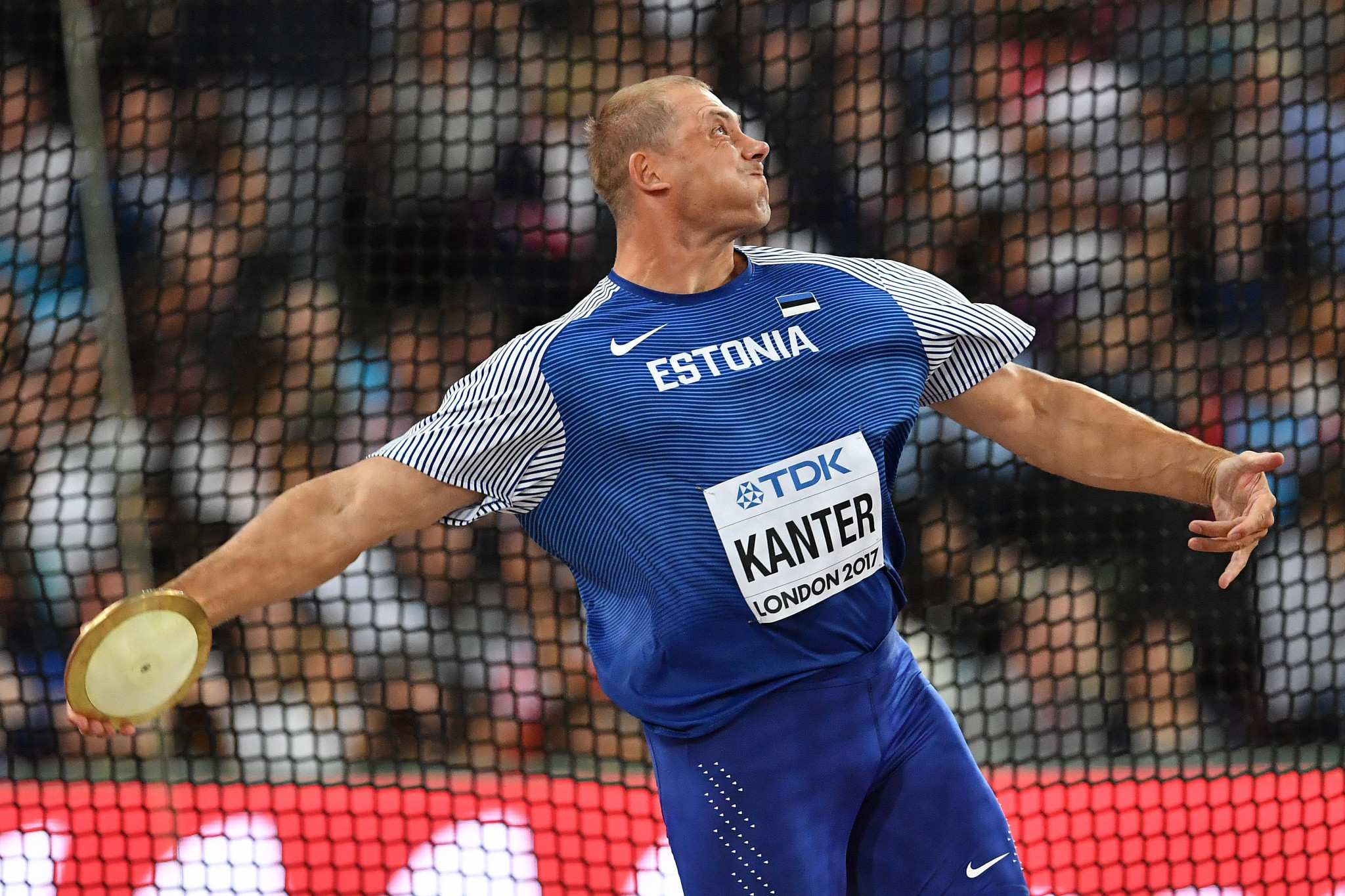 Gerd Kanter was one Estonian athlete to receive a special medal ©Getty Images
