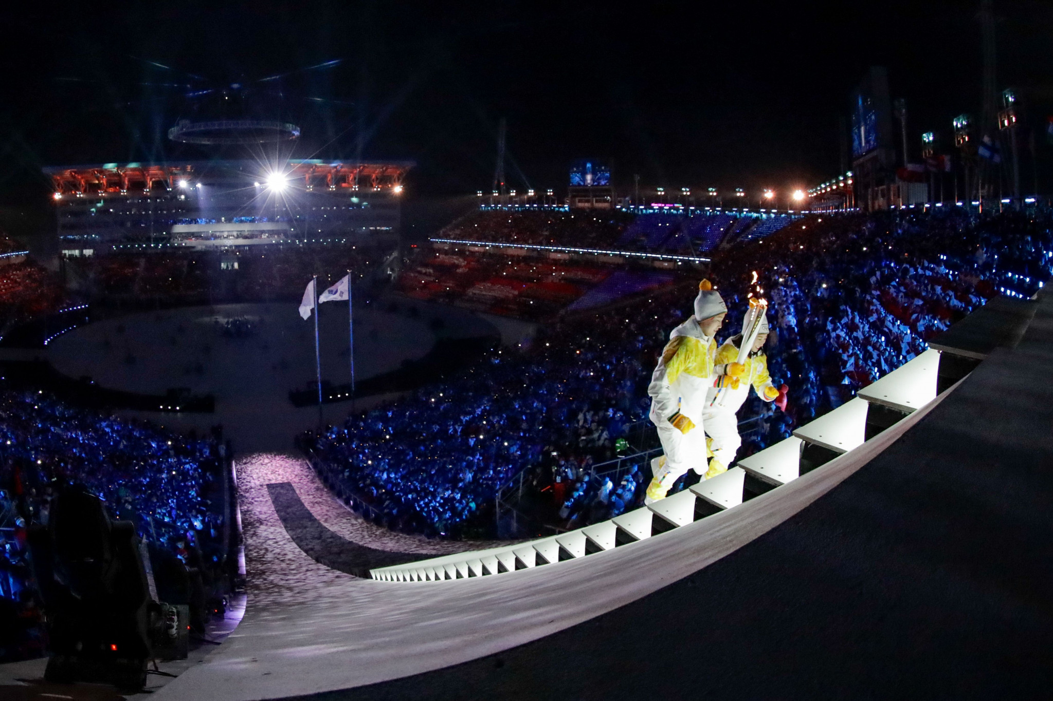 The Opening of Pyeongchang 2018 was laced with symbolism ©Getty Images