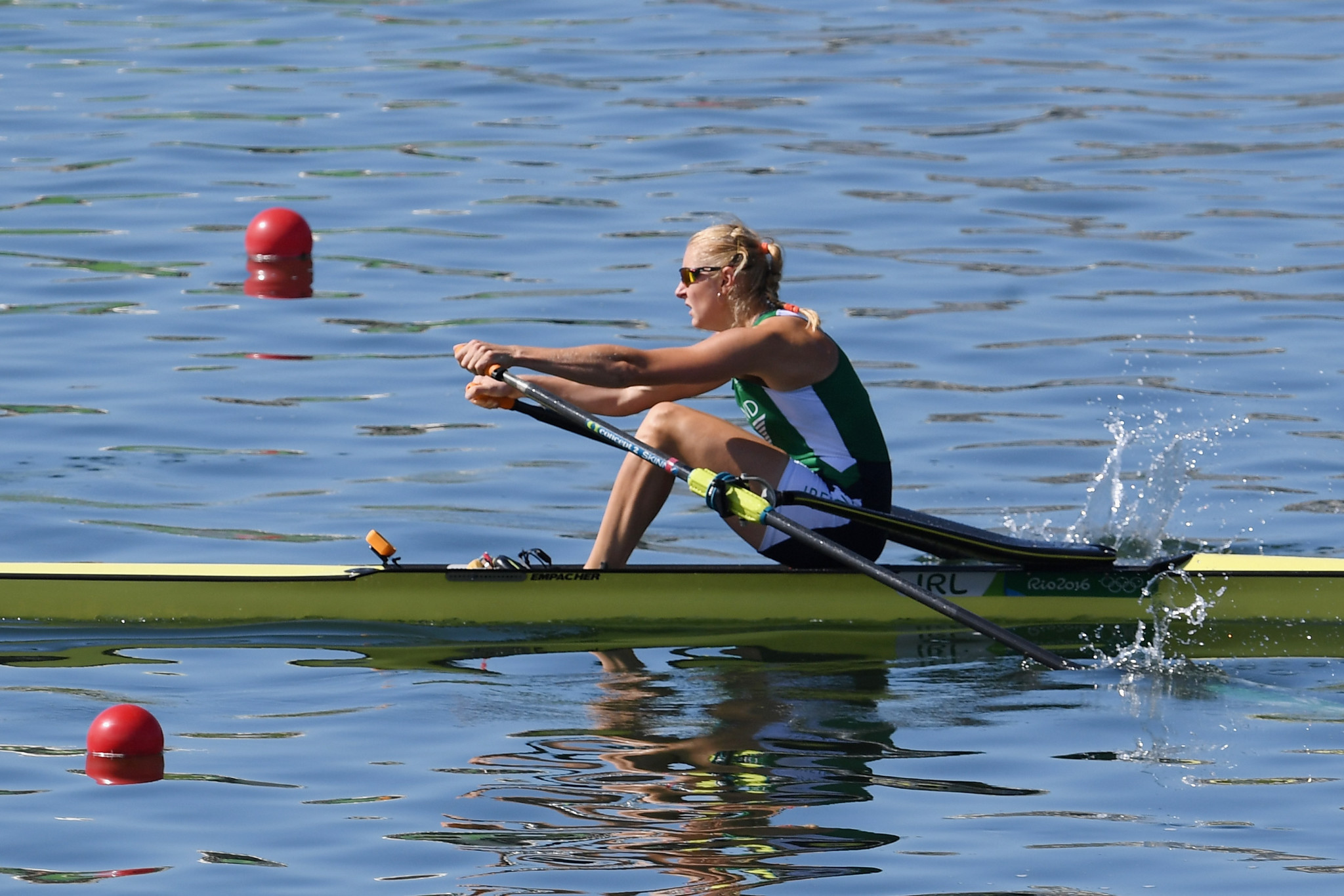 Ireland's Sanita Puspure is in contention for the women's crew of the year award ©Getty Images