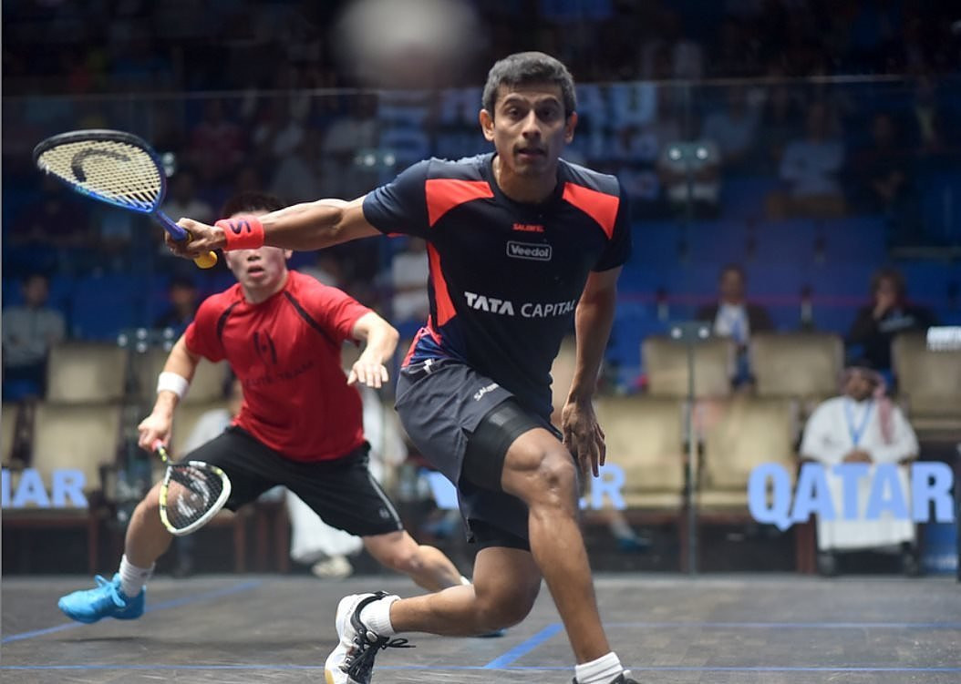 Saurav Ghosal of India beat Leo Au of Hong Kong to set up a third round tie with Egyptian Ali Farag at the PSA Qatar Classic ©PSA
