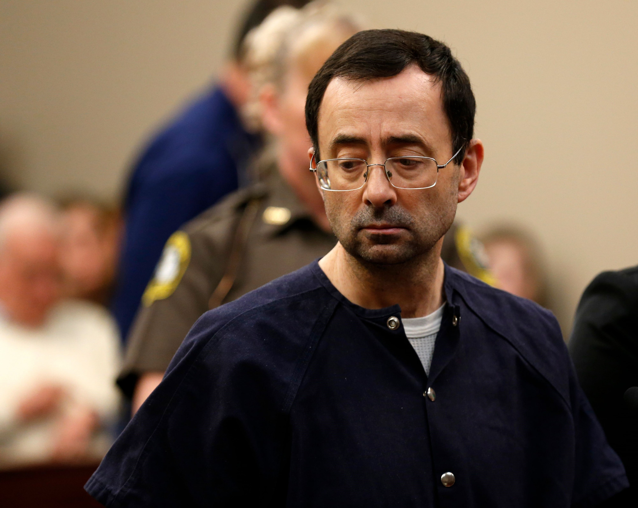 Larry Nassar was sentenced to 175 years in prison for possession of child pornography and pleading guilty on 10 sexual assault charges ©Getty Images