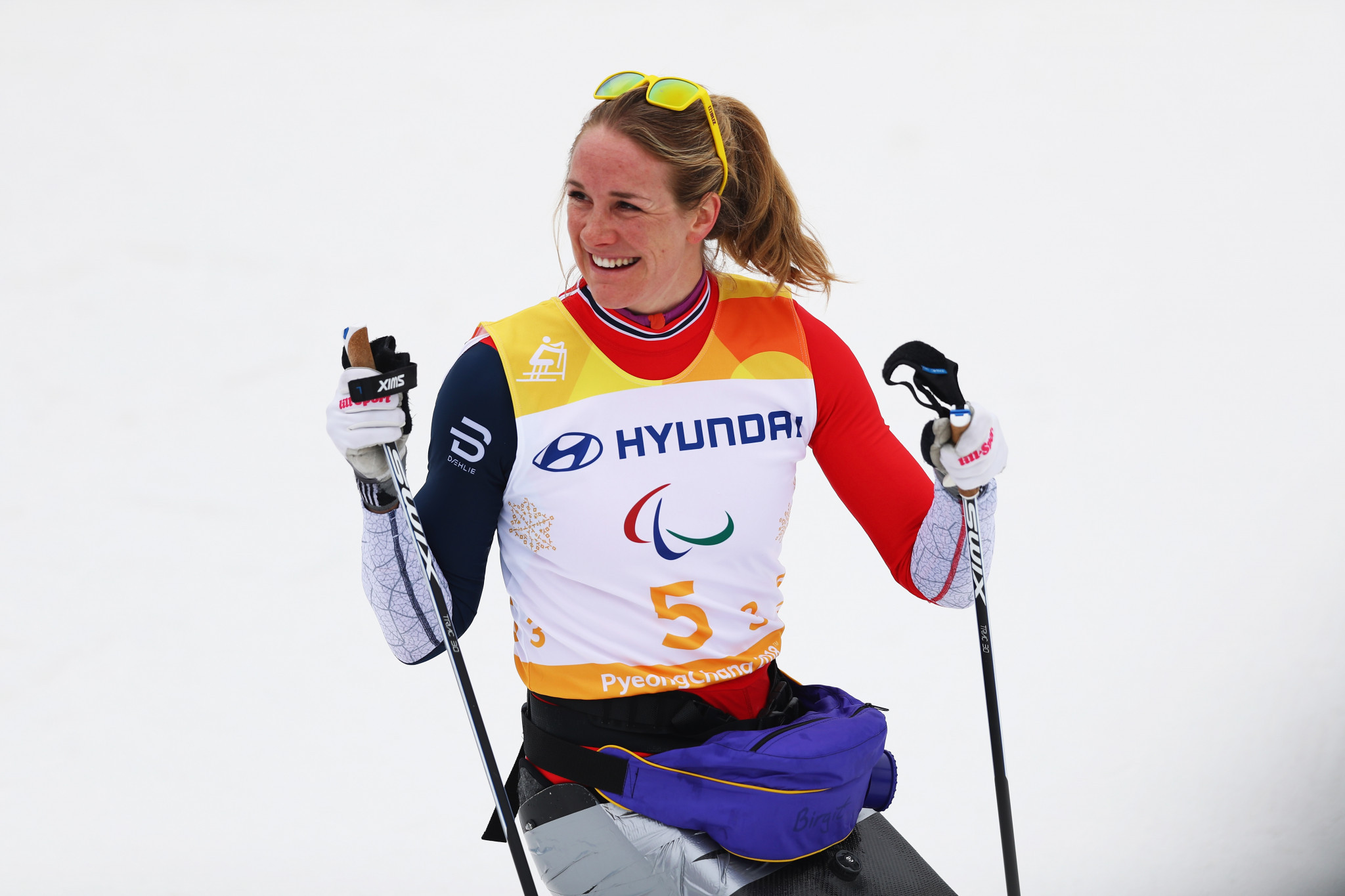 Birgit Skarstein competes in cross-country skiing and rowing ©Getty Images