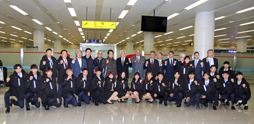 World Taekwondo President Choue leads delegation to North Korea with message of peace