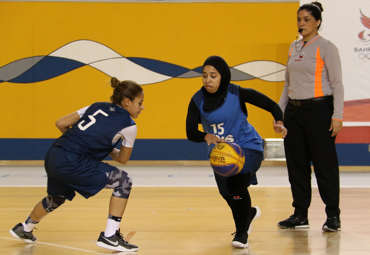 3x3 basketball was among the sports contested at last year's Bahrain Women's Day Sportsfest ©BOC