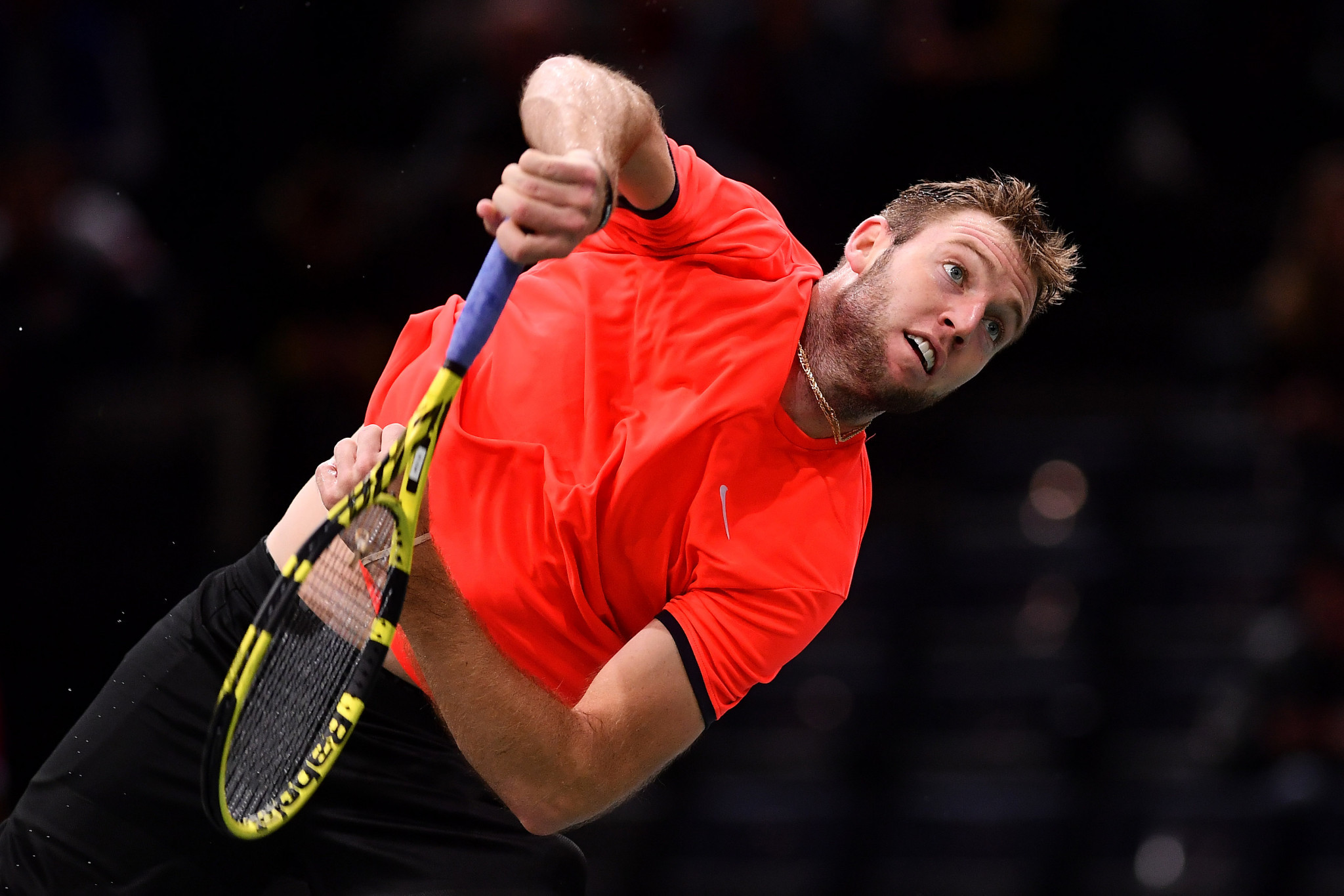 Jack Sock of the United States, the defending champion, progressed in Paris  ©Getty Images