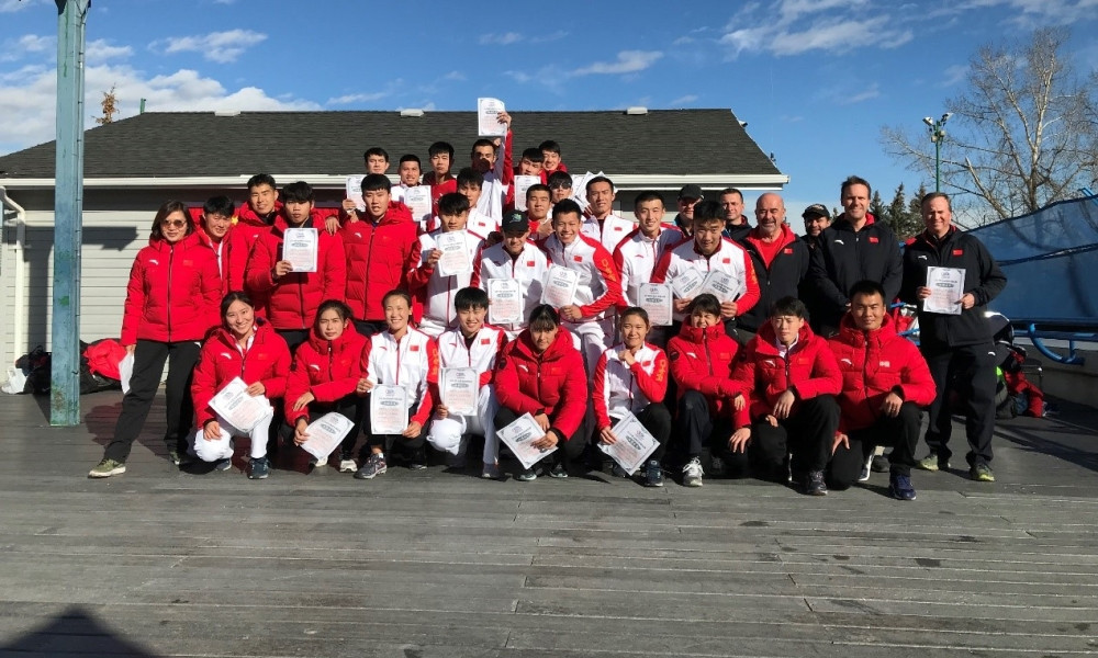 China's bobsleigh athletes continued their preparations for their home Beijing 2022 Winter Olympics by hosting their second National Championships ©IBSF