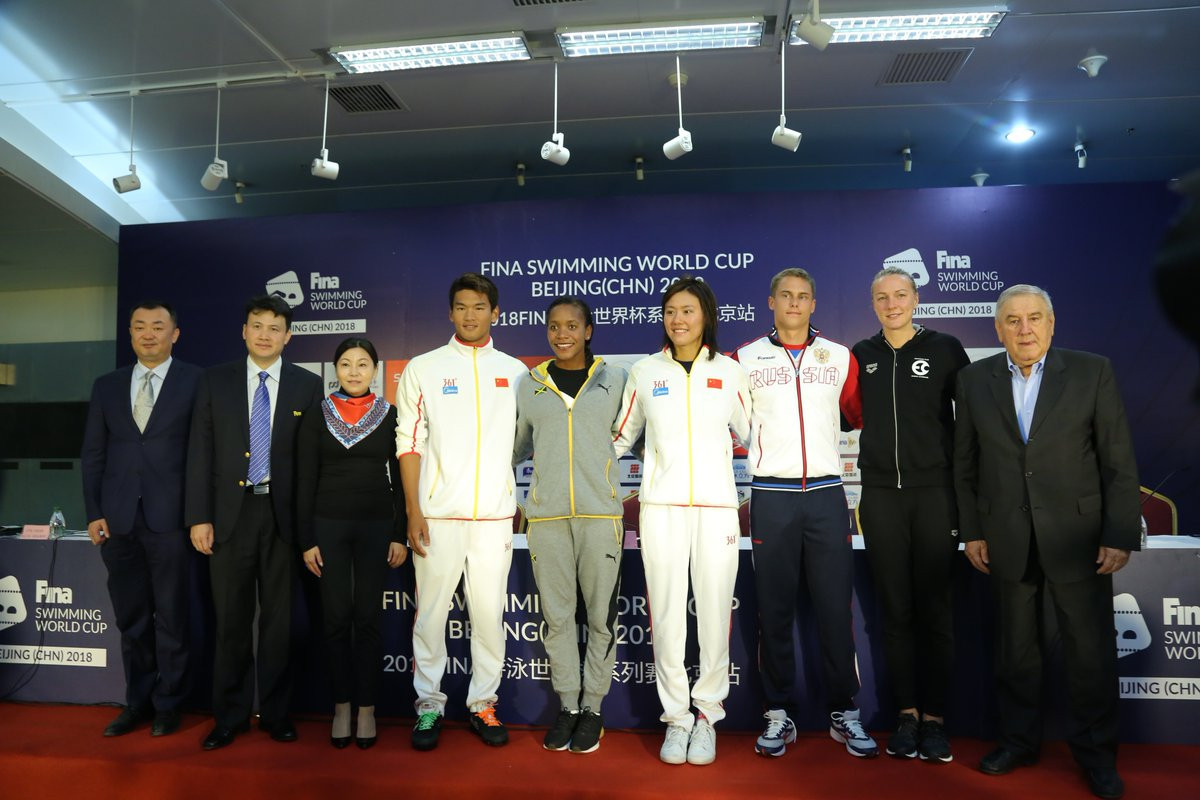 A record number of athletes are scheduled to compete at the Swimming World Cup in Beijing ©FINA