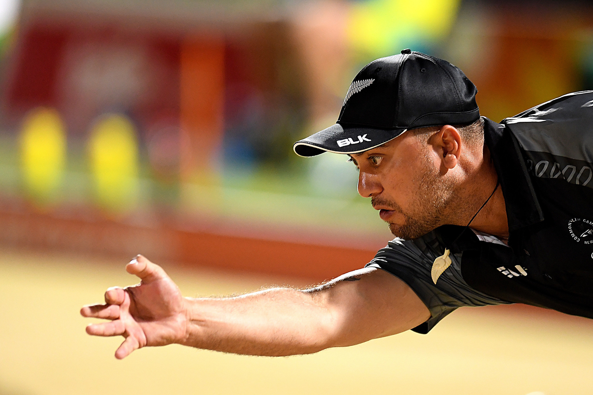 Shannon Mcllroy of New Zealand won section one of the men's event at the World Bowls Singles Champion of Champions to qualify for the semi-finals in New South Wales ©Getty Images