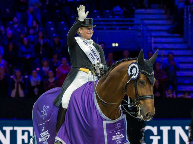 Six-time Olympic champion Isabell Werth got her new FEI World Cup season off to the perfect start today ©FEI