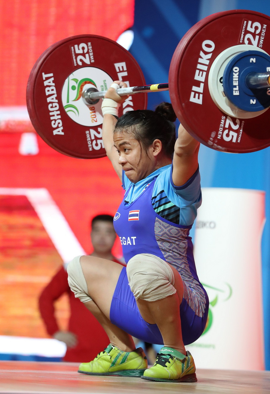 Earlier in the day, Thailand’s Chayuttra Pramongkhol set two world standards on her way to winning the clean and jerk and overall gold medals in the women’s 49kg category ©IWF