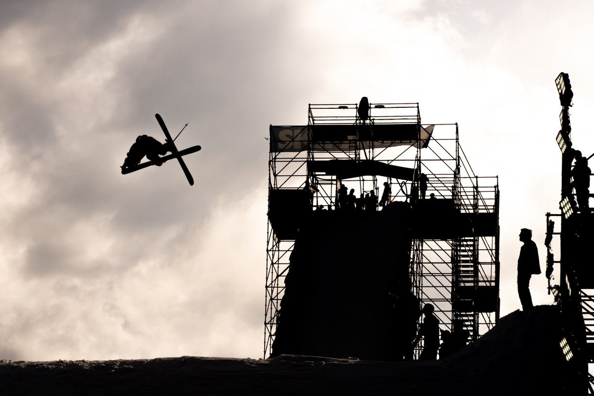The International Ski Federation Freestyle Skiing and Snowboard World Cups in Modena are being held on Italy's largest big air ramp ©FIS