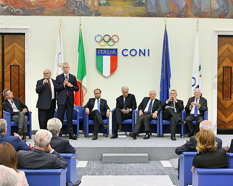 The Italian National Olympic Committee were in attendance at a meting between Italian sport federations and the 2019 Summer Universiade in Naples ©EUSA
