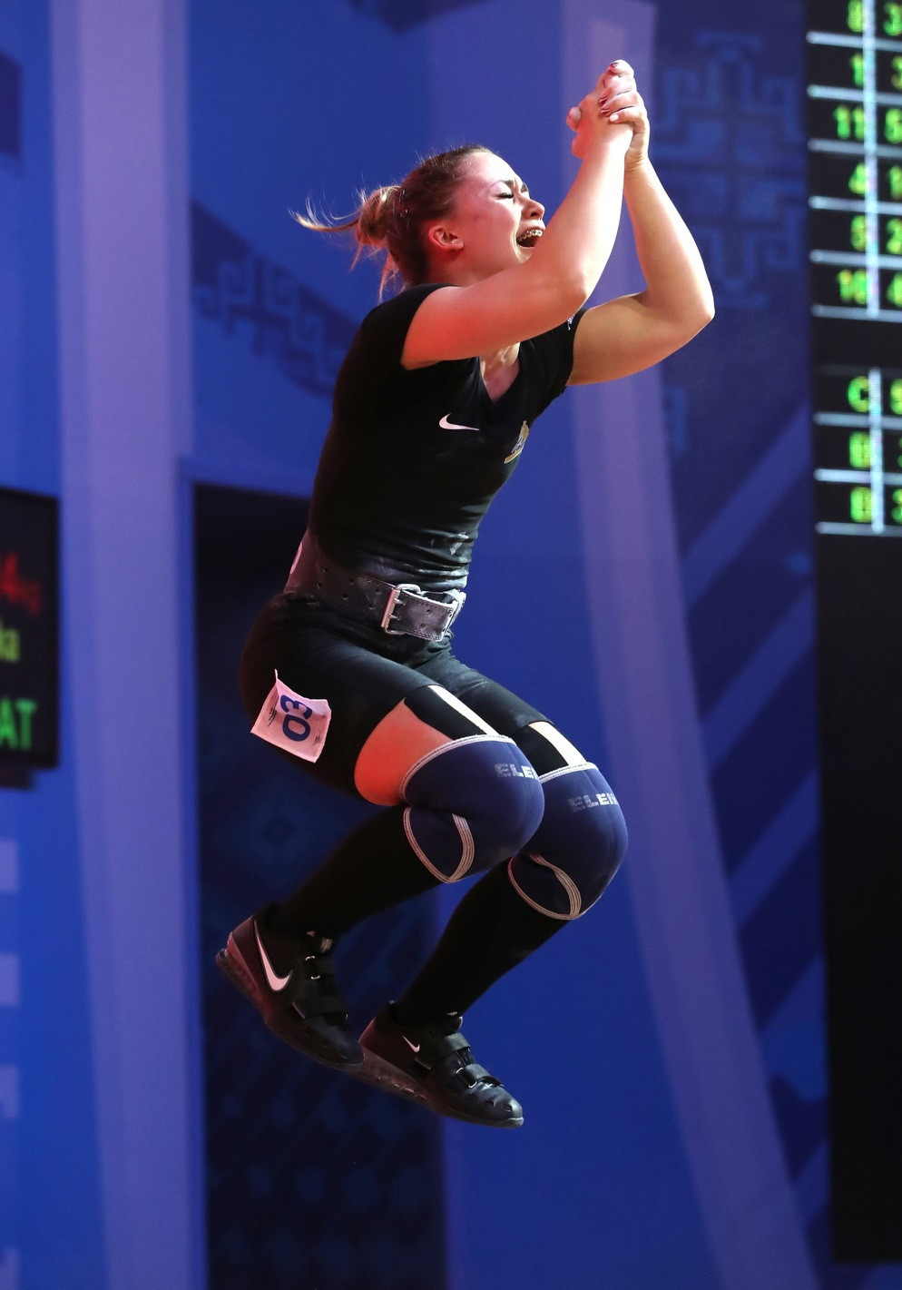 Latvia’s Rebeka Koha claimed the bronze medal with a junior world standard-breaking total ©IWF