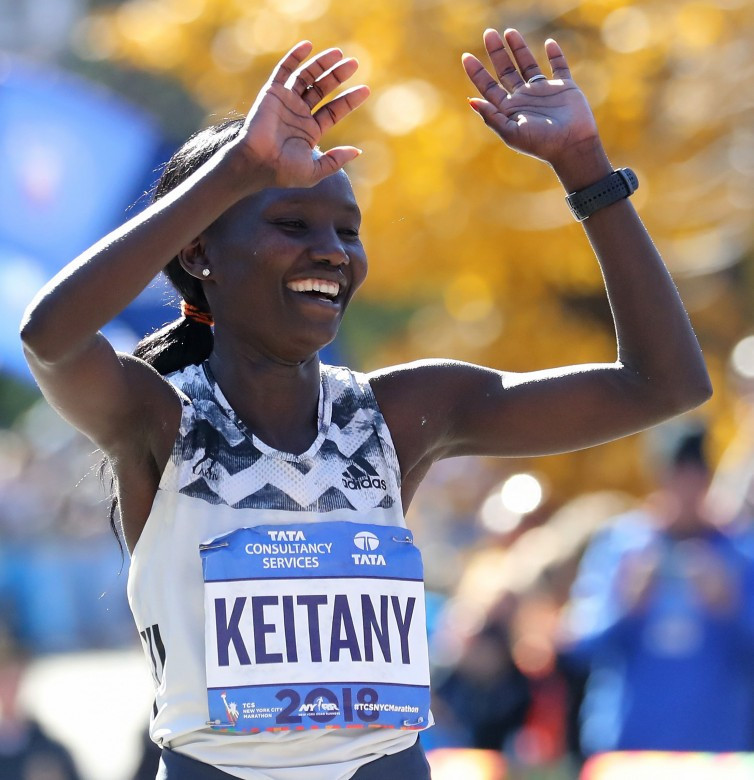 Keitany blitzes to fourth New York City Marathon win as Desisa claims men’s prize