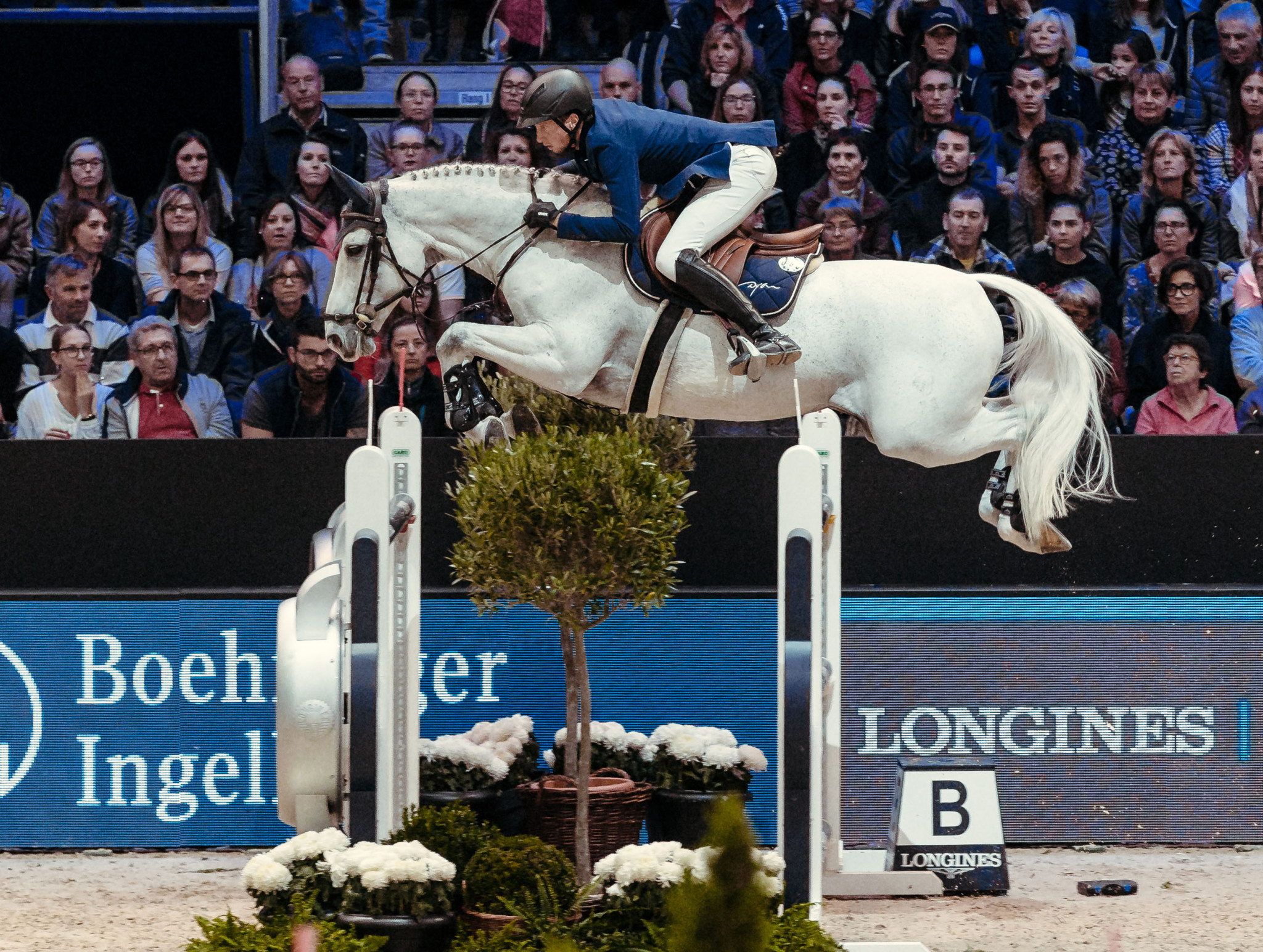 Swiss rider Martin Fuchs came out on top at the International Equestrian Federation Jumping World Cup leg in Lyon ©FEI