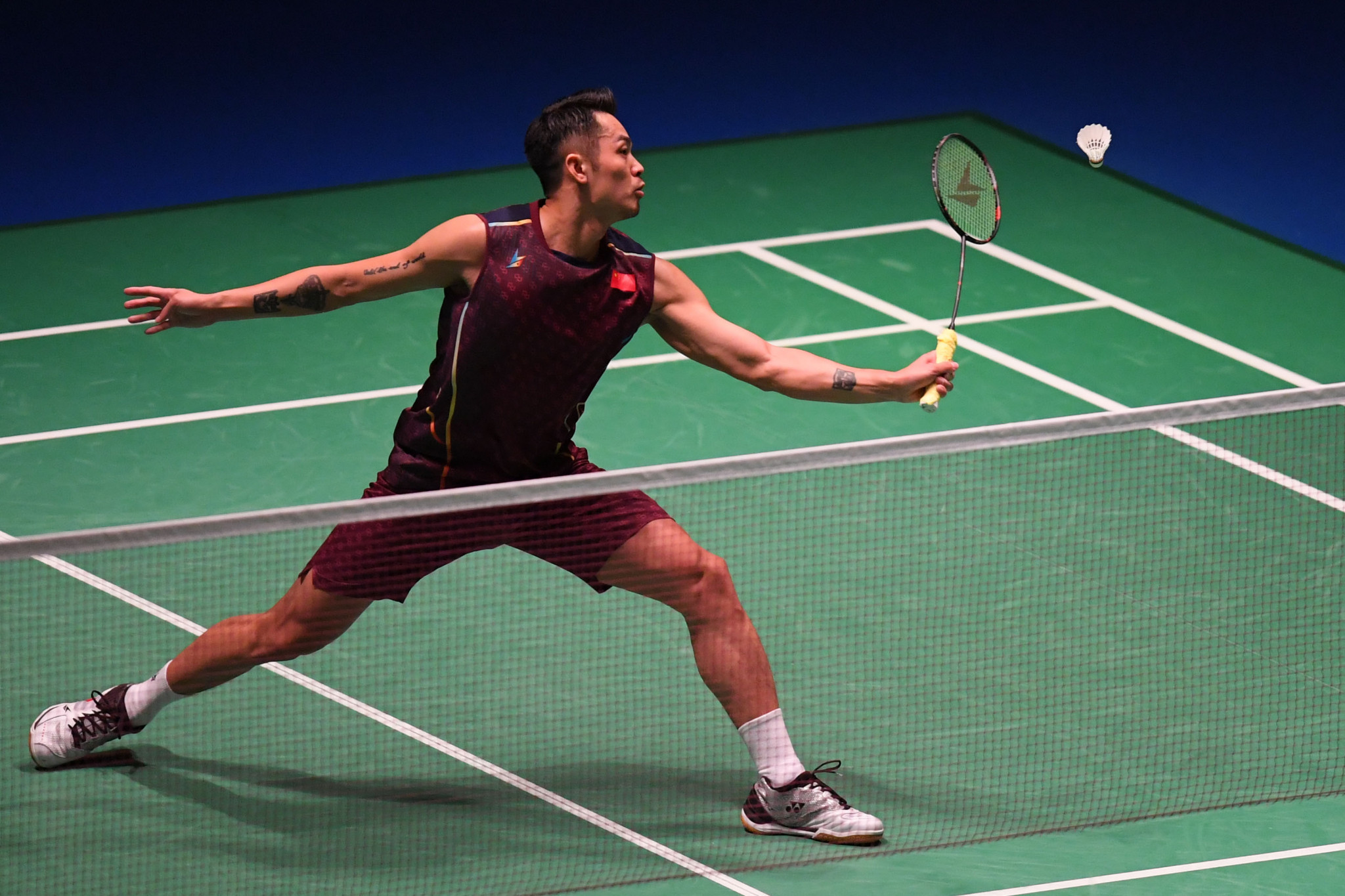Lin Dan is a two-time Olympic champion and will play the reigning world champion in round one ©Getty Images