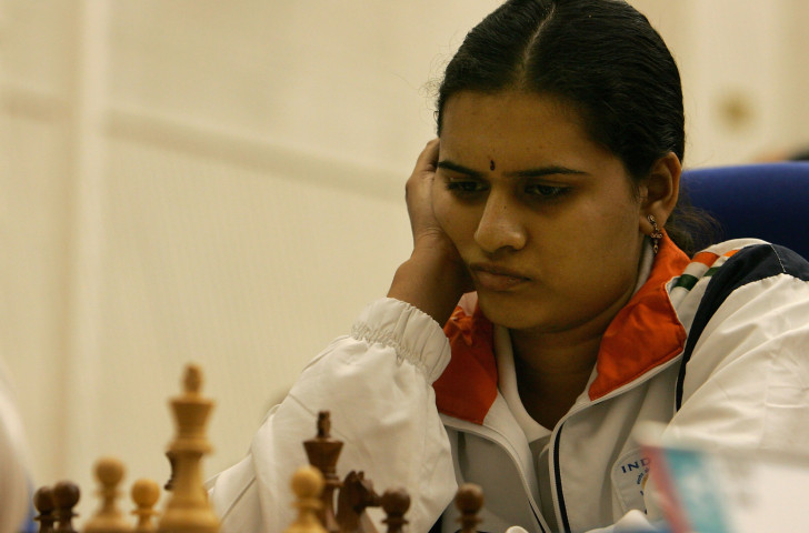 India's world ranked number two, Humpy Koneru, is safely through to the second round at the Women's World Chess Championships in Russia ©Getty Images  