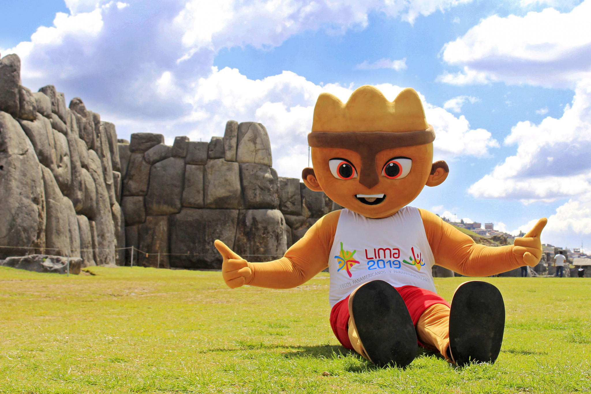 The Lima 2019 mascot has visited Cusco to spread enthusiasm for the event ©Lima 2019