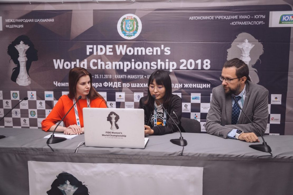 The second round of competition of the Women's World Chess Championships began today in Khanty-Mansisyk ©FIDE