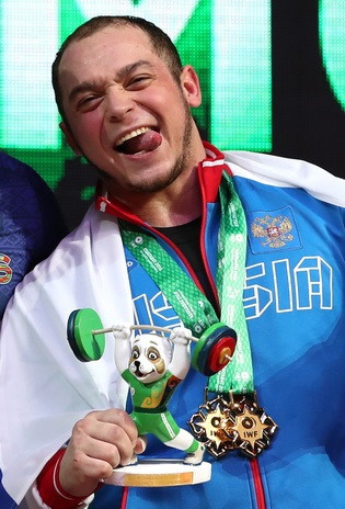 Artem Okulov secured Russia their first two medals of the 2018 International Weightlifting Federation World Championships by winning the men's 89 kilograms clean and jerk and total golds in Ashgabat ©IWF