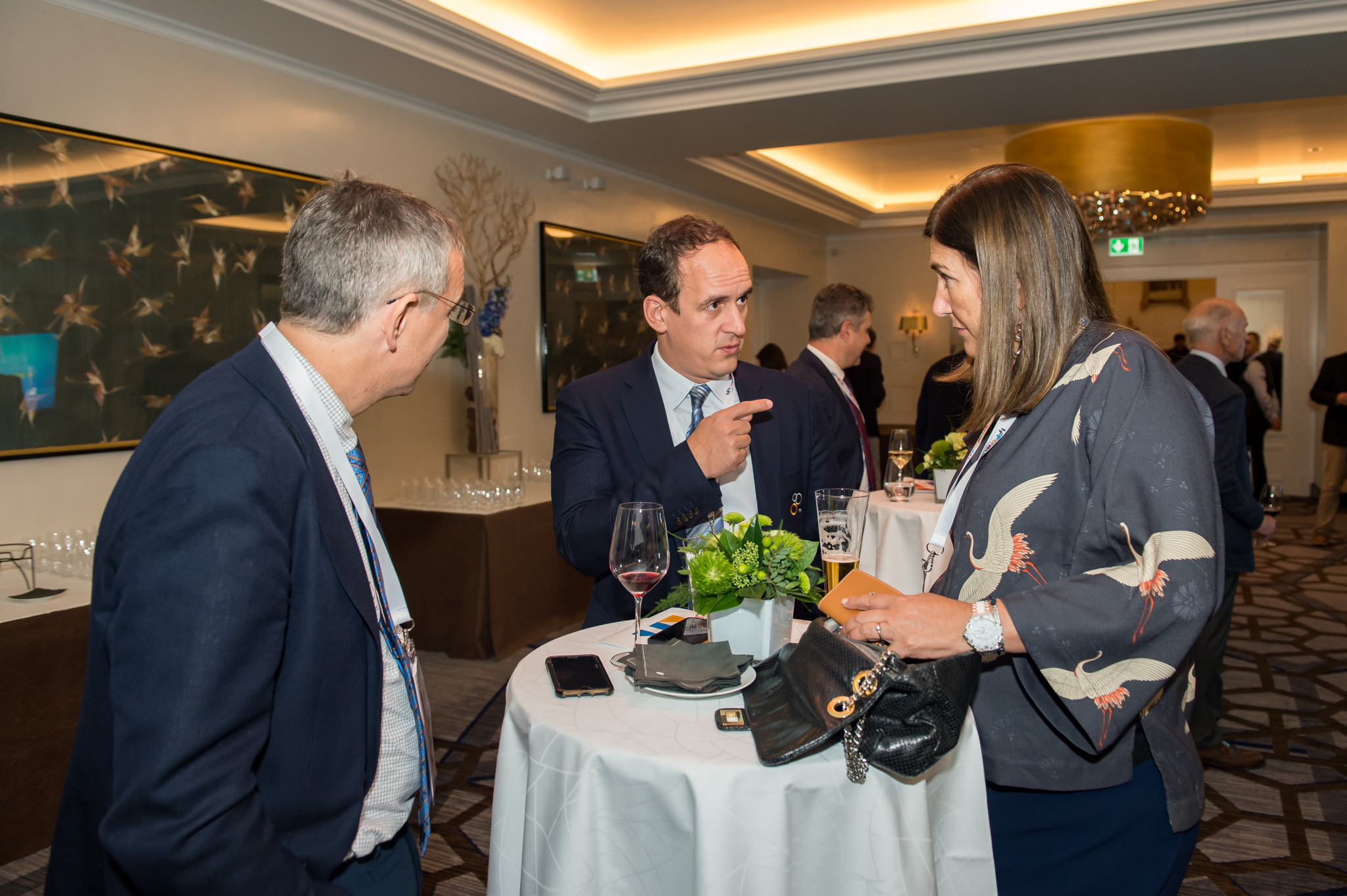 There was also a opportunity for delegates, including International Triathlon Union President Marisol Casado, to relax during the IF Forum ©SportAccord