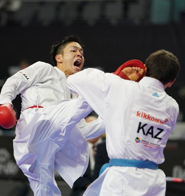 Japan's Naoto Sago cemented his status as a rising star today ©WKF