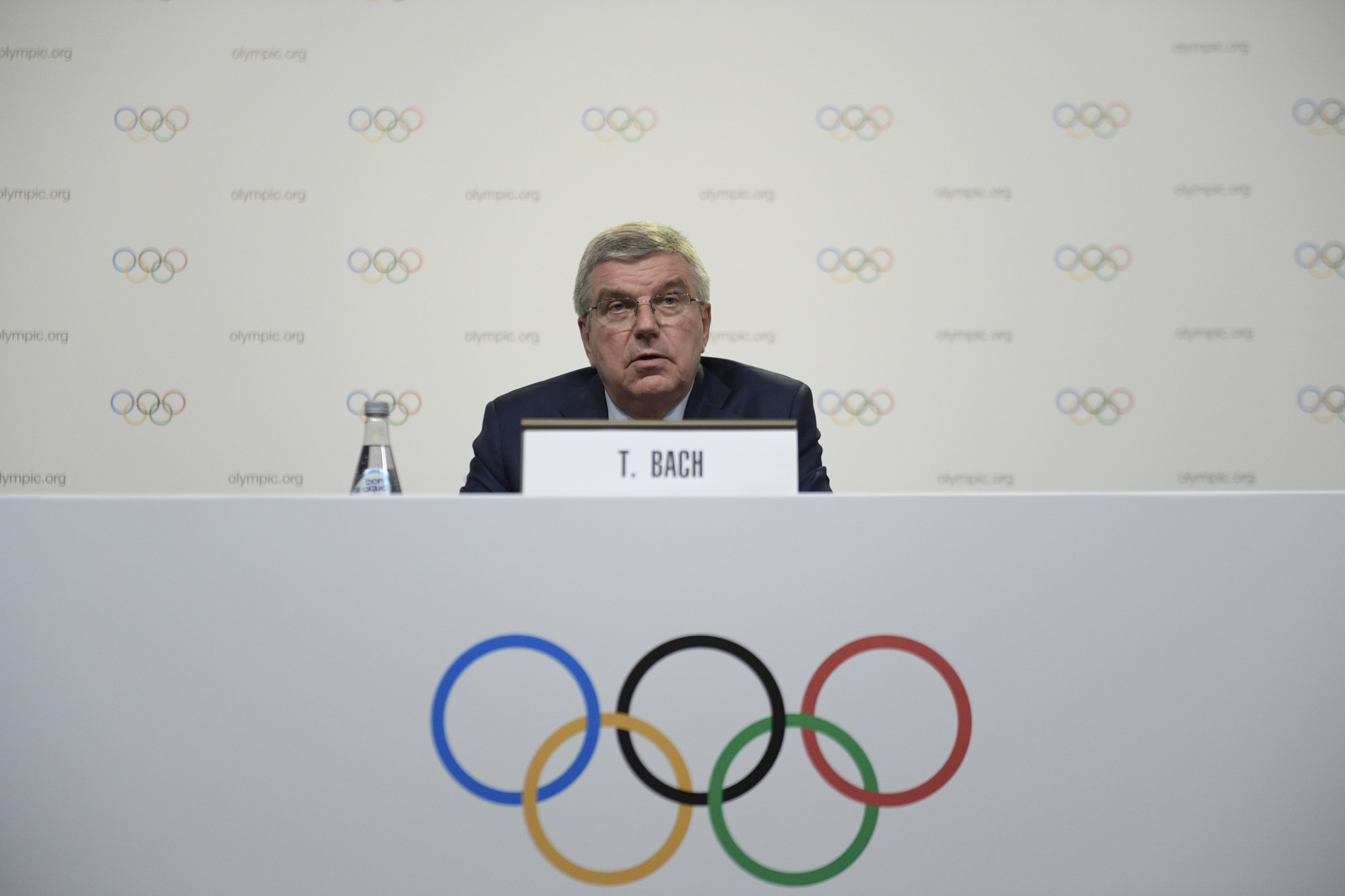 IOC President Thomas Bach has talked up Milan-Cortina d'Ampezzo's chances ©Getty Images