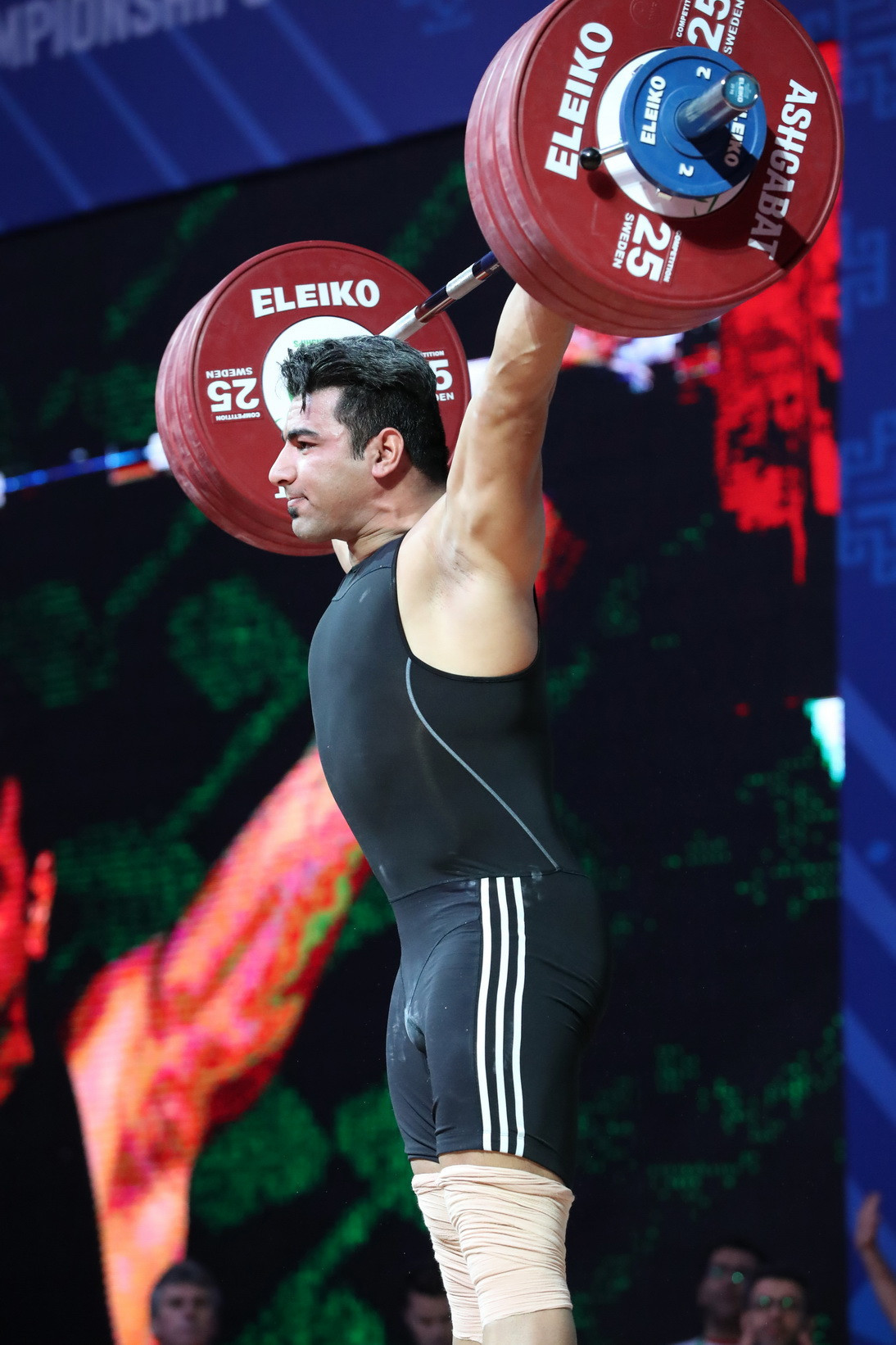 Hashemi secured his triumph with a total of 396kg ©IWF