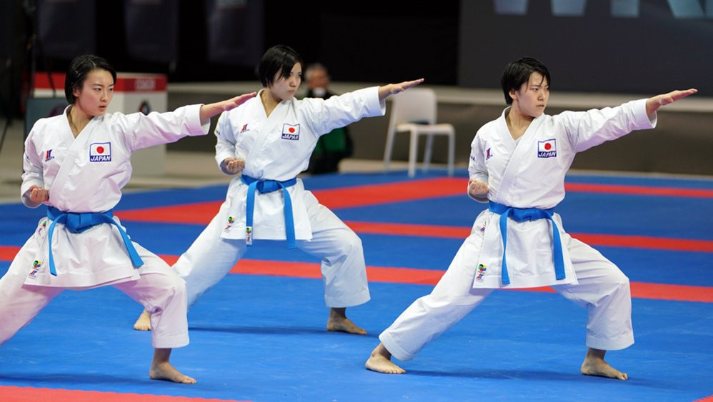 Japan and Spain underline kata dominance by reaching men's and women's team finals at Karate World Championships