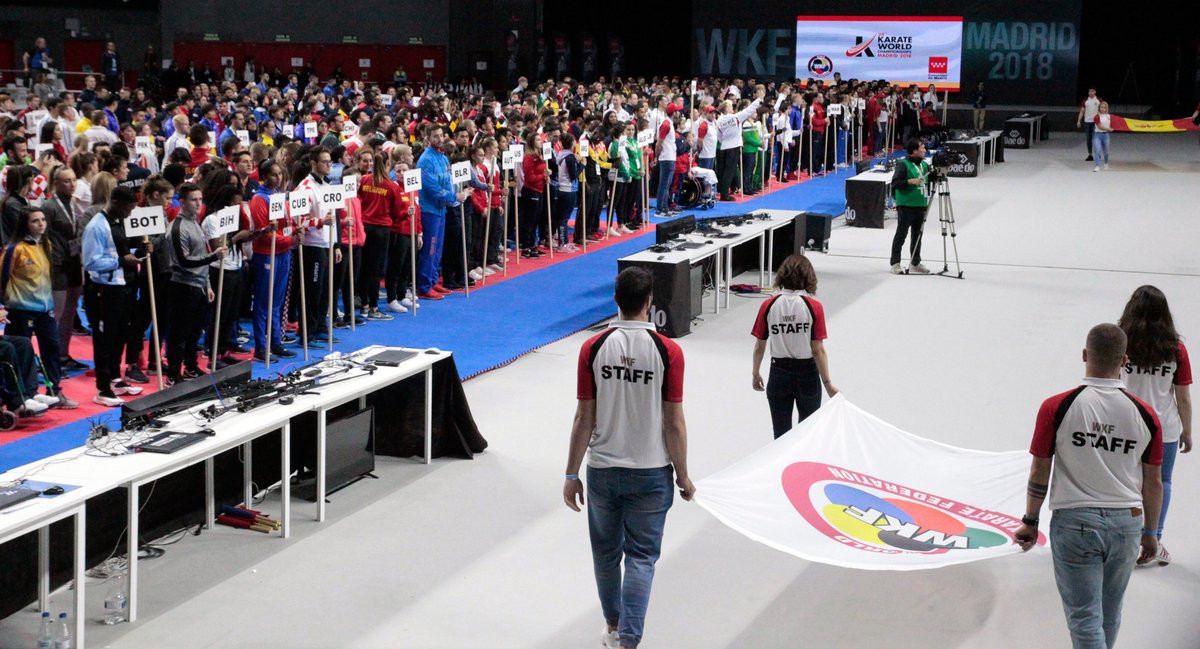 Athletes from competing nations took part in a parade ©Twitter
