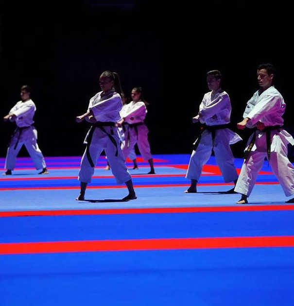 A demonstration of kata was one of the highlights of the ceremony ©WKF