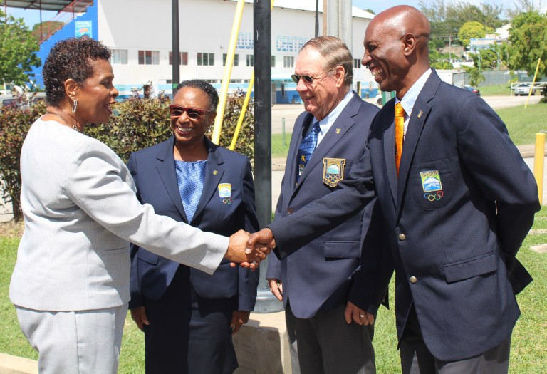 Governor General visits Barbados Olympic Association