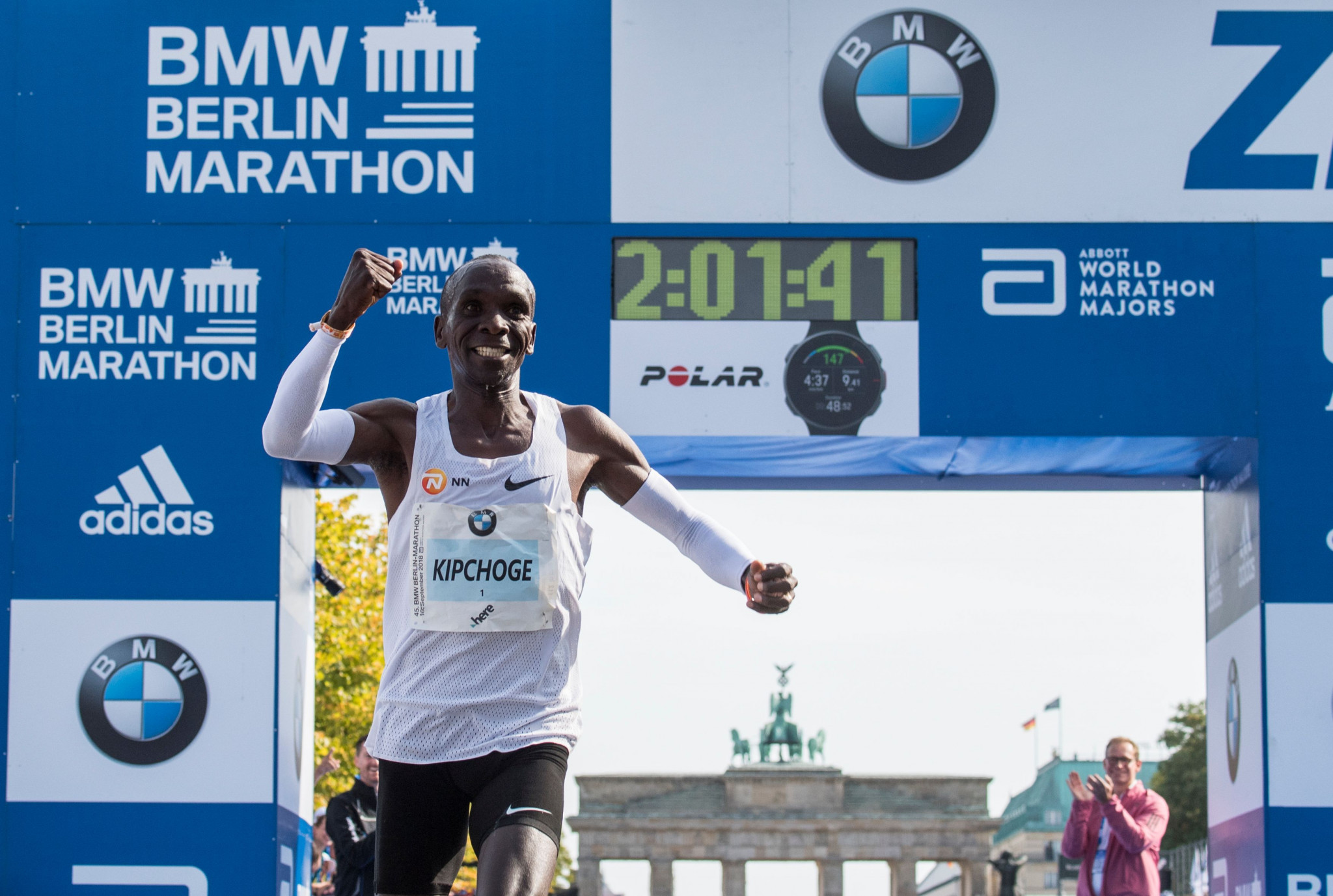 Eliud Kipchoge, the world record holder, has won the men's prize again ©Getty Images