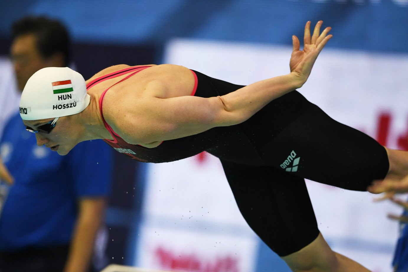 Katinka Hosszu of Hungary won the latest match-up with her perennial rival Sarah Sjostrum at the FINA World Cup in Tokyo ©FINA
