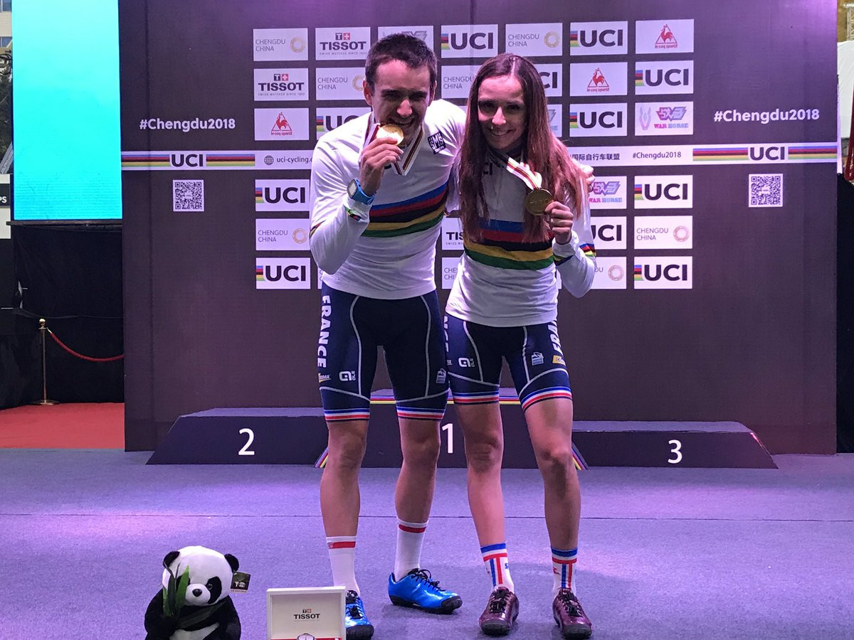 France secure double gold in mountain bike eliminator at UCI Urban Cycling World Championships