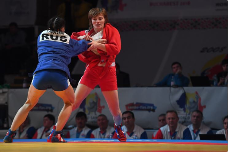 Hosts Romania had a chance to win their first gold in the women's 72kg division but lost out to Georgia's Nino Odzelashvili ©FIAS