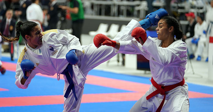 France were in impressive form as they reached the women's final ©WKF