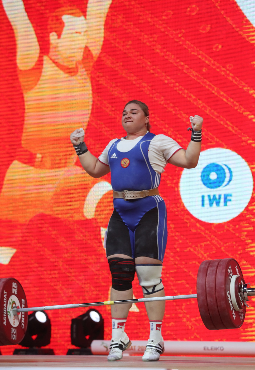 Russia’s Tatiana Kashirina claimed a clean sweep of the women’s over-87 kilograms gold medals on the final day of the 2018 International Weightlifting Federation (IWF) World Championships in Turkmenistan’s capital Ashgabat ©IWF