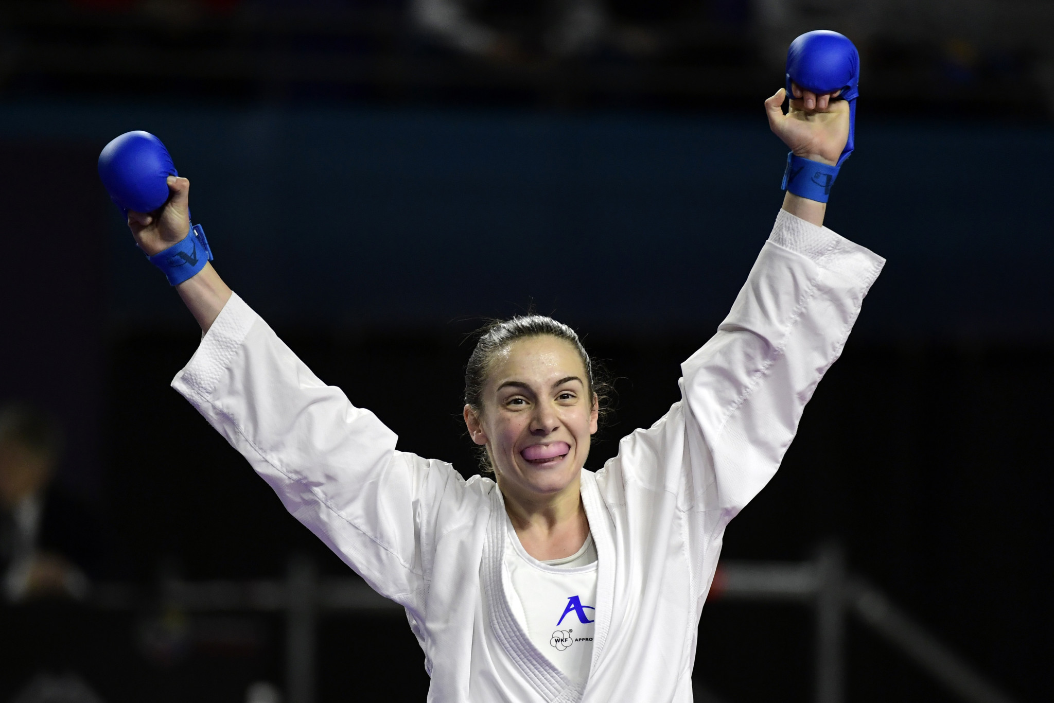 Jovana Prekovic of Serbia secured the gold medal in the women's under-61kg category ©Getty Images